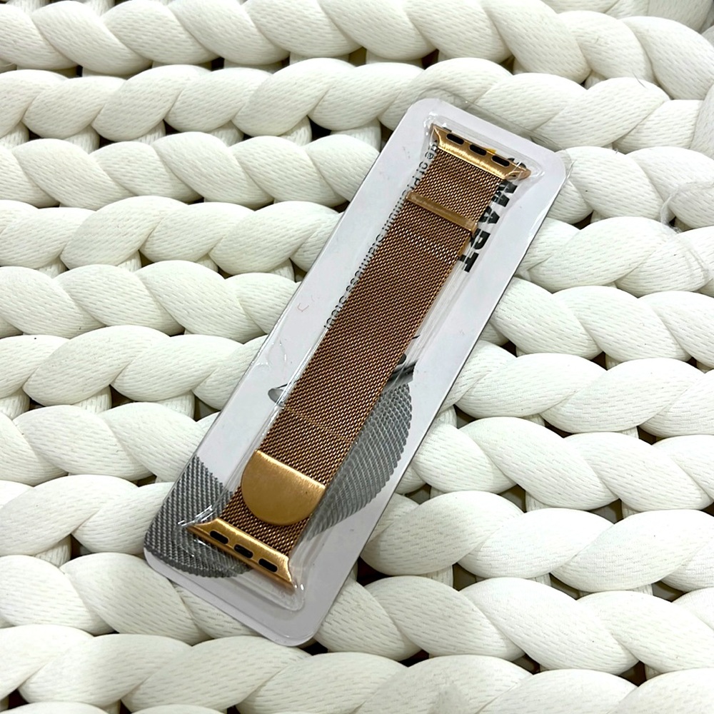 Rosegold Mesh Apple Watch Band